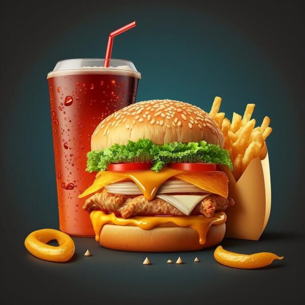 Burger Combo Meal 🥪🍟🥤